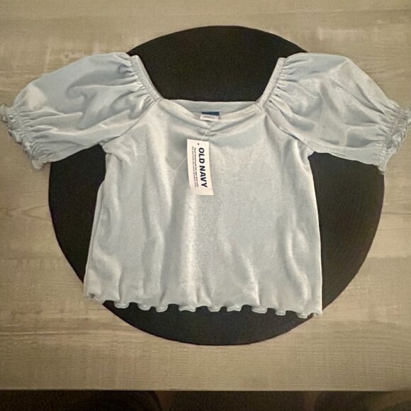 Old Navy - Light Blue Baby Girl Top - 18-24 Months - Picture 6 of 6